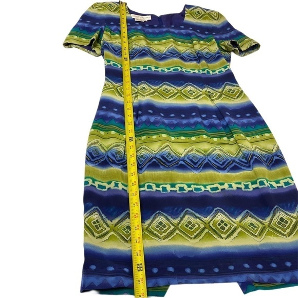 MAGGY London Dress - Blue Green Pattern - Women's - Size 8 - Picture 4 of 7